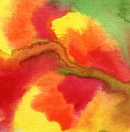 Abstract watercolor painted background N81