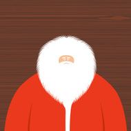 So Santa Christmas festive fluff ball character illustration