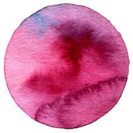 Abstract circle watercolor painted background N9