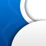 Blue 3D abstract background