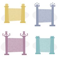 Roman column frames