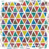 Seamless triangle grunge pattern background