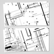 Vector business-card set for your design N497