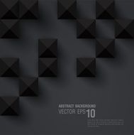 Black abstract 3D Cube Design Geometric background N2