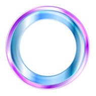 Elegant shiny circle logo N2