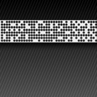 bstract perforated paper tape EPS10