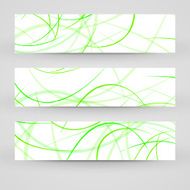 Vector banner set for your design N231