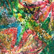 Art grunge rainbow painted background N8