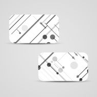 Vector business-card set for your design N511