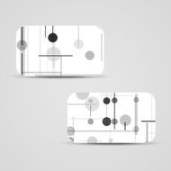 Vector business-card set for your design N512