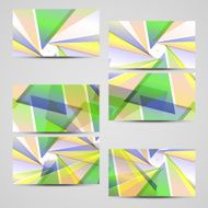 Vector business-card set for your design N518