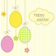 Easter eggs in patchwork style N2