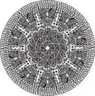 ancient pattern Vector illustration N83