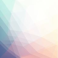 Abstract triangle art in pastel colors N5