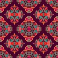 Seamless decorative ethnic vector pattern N2