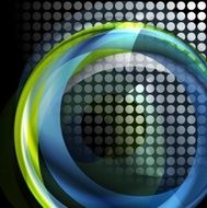 Bright circles background