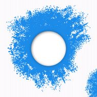 Blue splashes of paint