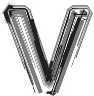 Grunge Font LETTER v N9