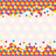 Geometric triangular pattern