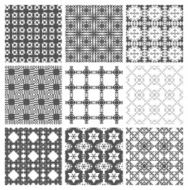 Seamless pattern repeating geometric squares