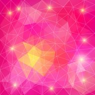 Pink Abstract Polygonal Background N4