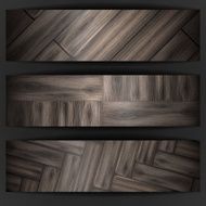 Wooden texture banner N53