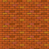 Red brick wall seamless texture Illustration background
