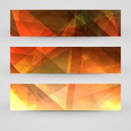 Vector banner set for your design N234