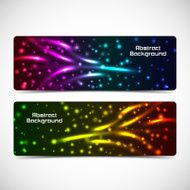 Abstract vector banners set N11