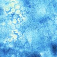 Abstract painted blue watercolor background