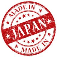 Made In Japan red stamp