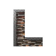 Vector metal cutted figure l Paste to any background N4