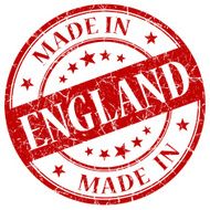 Made In England Red stamp