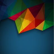 Abstract vibrant geometric triangles background N4