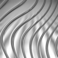 Metal silver striped pattern N4