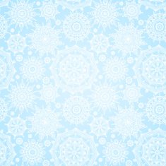 Concept seamless pattern with snowflakes N3