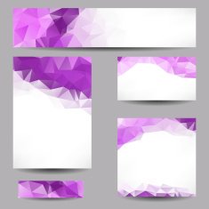 Backgrounds with abstract triangles N16