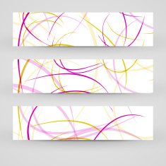 Vector banner set for your design N221