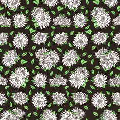 Floral seamless pattern Vector illustration Beautiful background N10