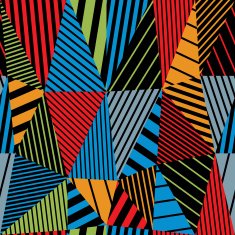 Geometric lined seamless pattern N2