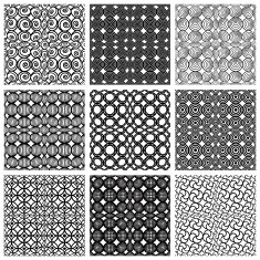 seamless geometric patterns set N5