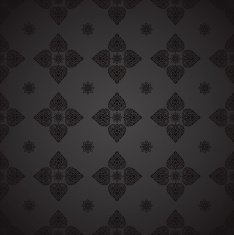 Thai Art Background art pattern vector N3
