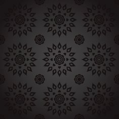Thai Art Background art pattern vector N4