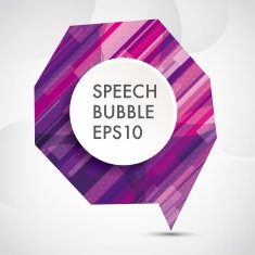 abstract Speech bubble background eps10 N3