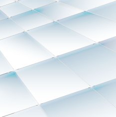 White translucent table for technology or abstract background vector