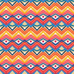 blue and orange tribal pattern N2