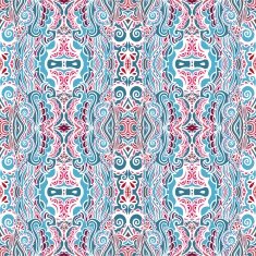 Seamless decorative abstract winter pattern N2