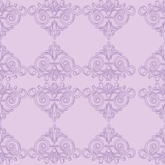 Vector damask seamless vintage pattern background N4