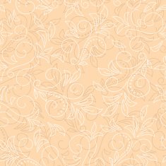 light beige seamless floral background - vector