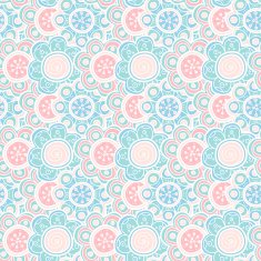 Floral seamless pattern Vector illustration Beautiful background N13